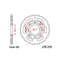 JTR279 Hátsó lánckerék Népszerű