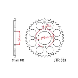 Legjobb ár JTR333 Hátsó lánckerék