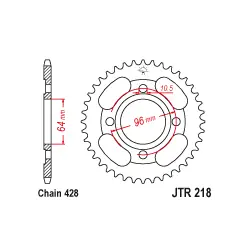 Legnépszerűbb JTR218Hátsó lánckerék