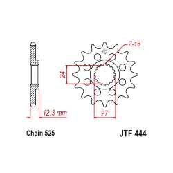 Kihagyhatatlan ajánlat JTF444 első lánckerék
