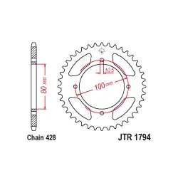 JTR1794 Hátsó lánckerék Vedd meg online