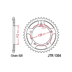 JTR1304 Hátsó lánckerék Kedvezmény