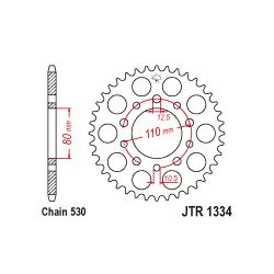 Legnépszerűbb JTR1334 Hátsó lánckerék