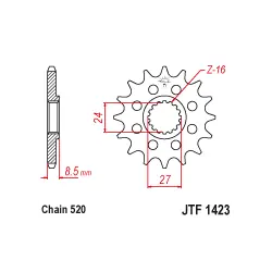 JTF1423 első lánckerék Végkiárusítás