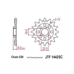 JTF1442 első lánckerék Azonnal elérhető