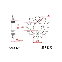 JTF1372 első lánckerék Alacsony ár
