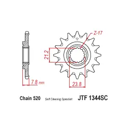 JTF1344 első lánckerék Akció