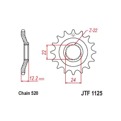 JTF1125 első lánckerék Bestseller