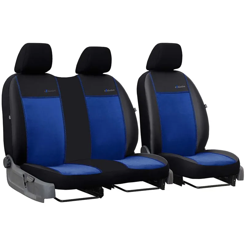 Prémium 3 személyes kék üléshuzat Exclusive Alkantara 2+1
