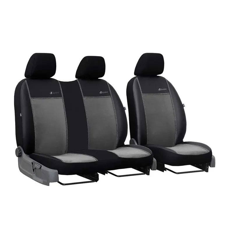 3 személyes szürke üléshuzat Exclusive Alkantara 2+1 Végkiárusítás