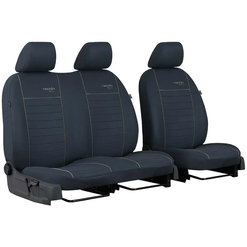 Azonnal elérhető 3 személyes szürke üléshuzat Trend Line 2+1