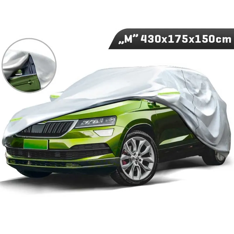 Szuper ajánlat Autóvédő ponyva SUV M (430x175x150 cm) – 3 rétegű, fényvisszaverő elemekkel