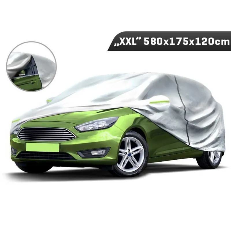 Ne maradj le Autóvédő ponyva XXL (580x175x120 cm) – 3 rétegű, fényvisszaverő elemekkel