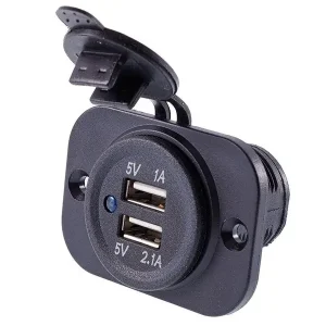 Ne maradj le Beépített töltő 2x USB 3.1A, 12/24V