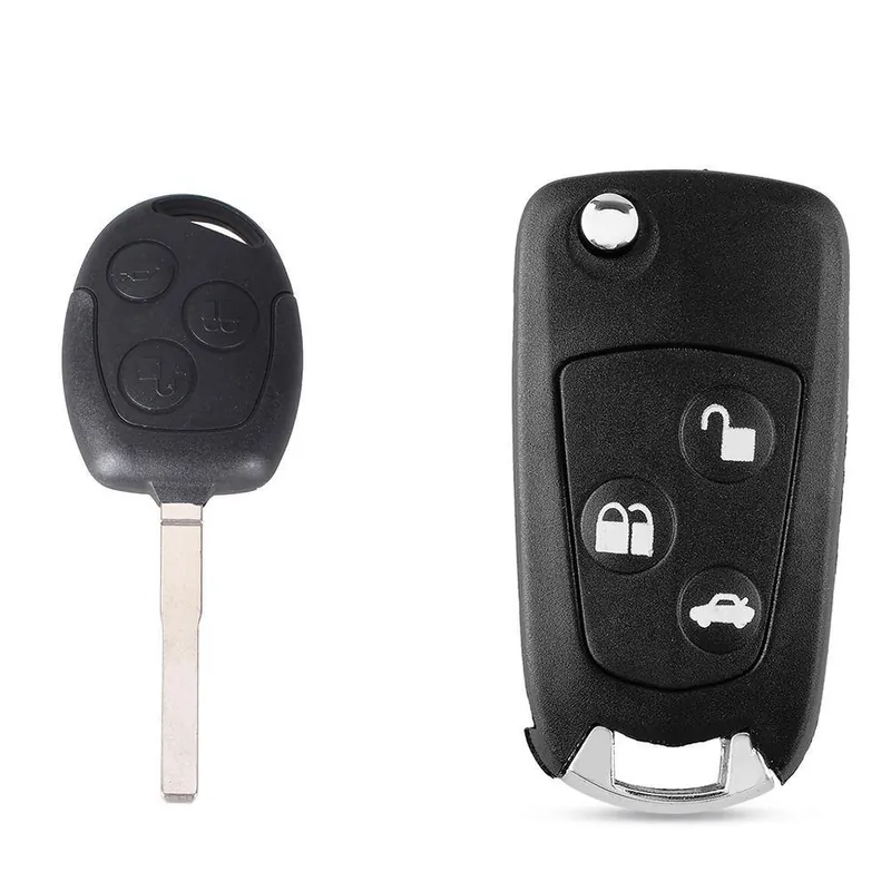 Biztonságos fizetés Ford bicskakulcs átalakító kulcsház 3 gombos