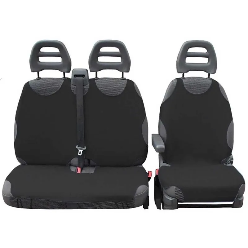 Azonnal elérhető Furgon, kisteherautó üléshuzat sötét szürke szín 3 részes