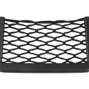 Ingyenes szállítás Hálós zseb apró tárgyak számára, 14,5 x 8 cm, kétoldalas ragasztószalaggal