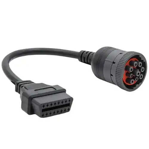 Biztonságos fizetés J1939 9 pines Adapter OBD2 kábel Cummins teherautóhoz
