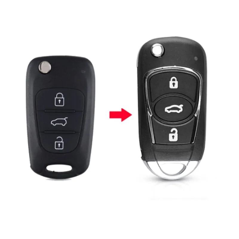 Szezonális akció Kia bicskakulcs átalakító kulcsház, króm