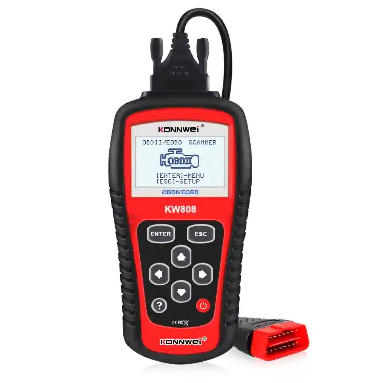 Vásárlói kedvenc KONNWEI KW808 OBD2/EOBD autódiagnosztika, hibakódolvasó