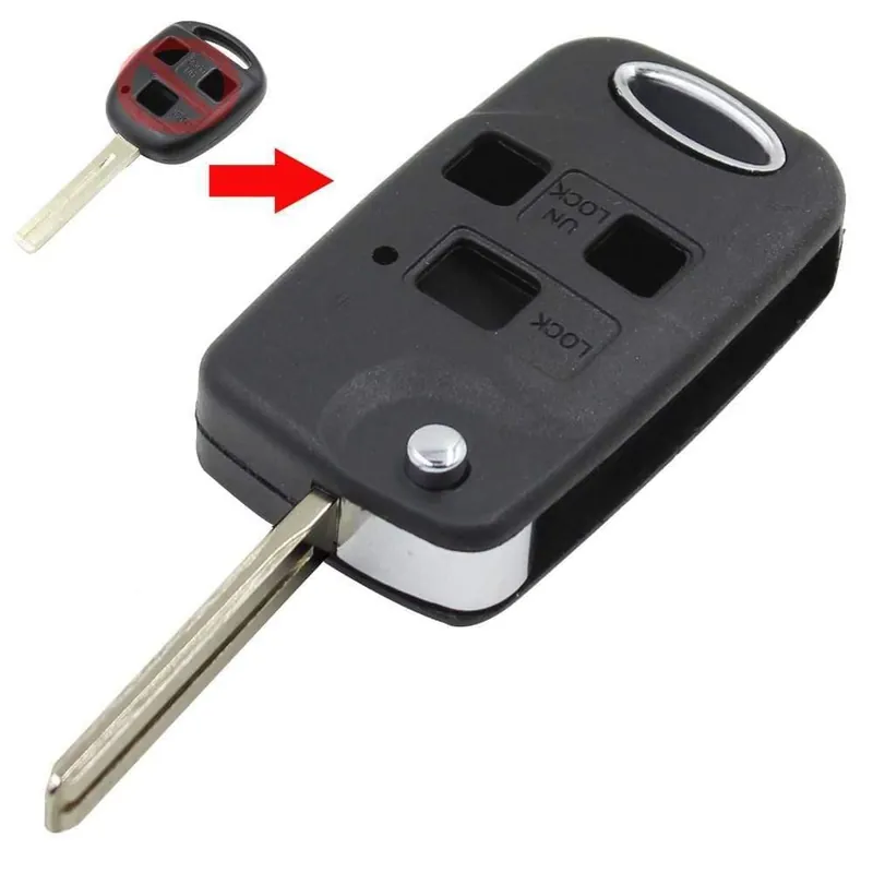 Újdonság Lexus kulcs, bicskakulcsátalakító 3 gombos