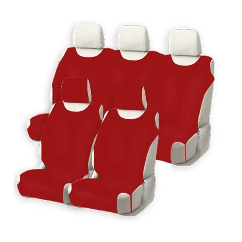 Biztonságos fizetés Üléshuzat piros szín 5 részes