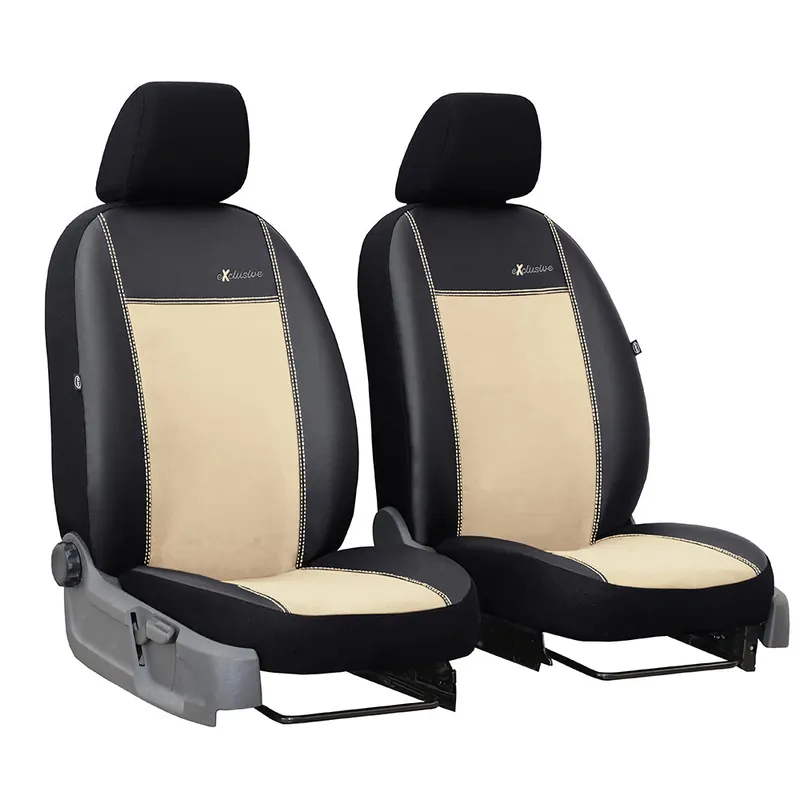 Outlet Univerzális Bézs üléshuzat Exclusive Alkantara 1+1