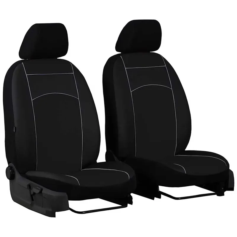 Biztonságos vásárlás Univerzális Fekete üléshuzat bőr Standard 1+1