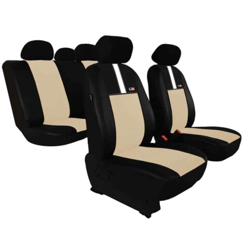 Ingyenes szállítás Univerzális Fekete-bézs-fehér üléshuzat GT8