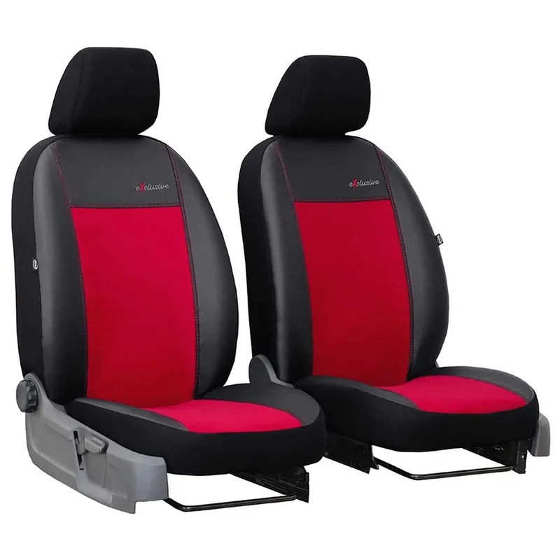 Univerzális Piros üléshuzat Exclusive Alkantara 1+1 Csak ma