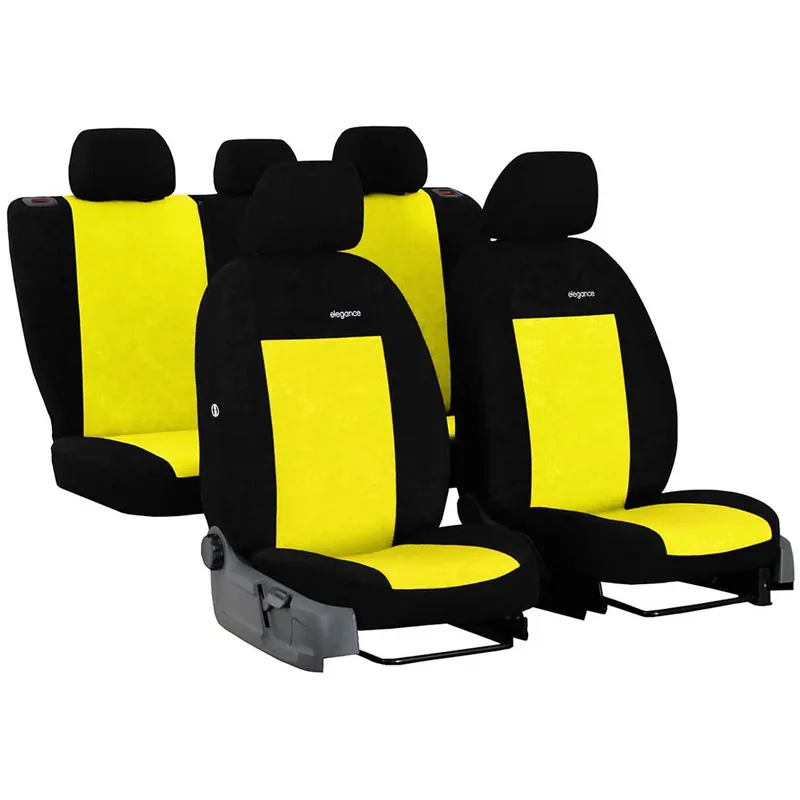 Biztonságos vásárlás Univerzális Sárga üléshuzat Elegance