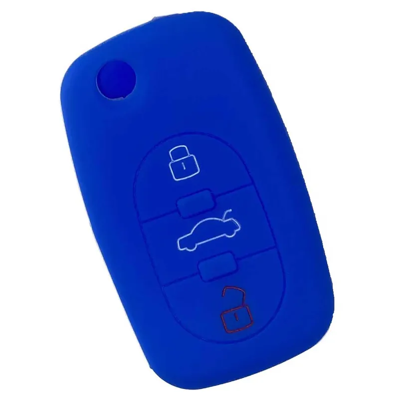 Vedd meg most Audi 3 gombos szilikon tok - Kék
