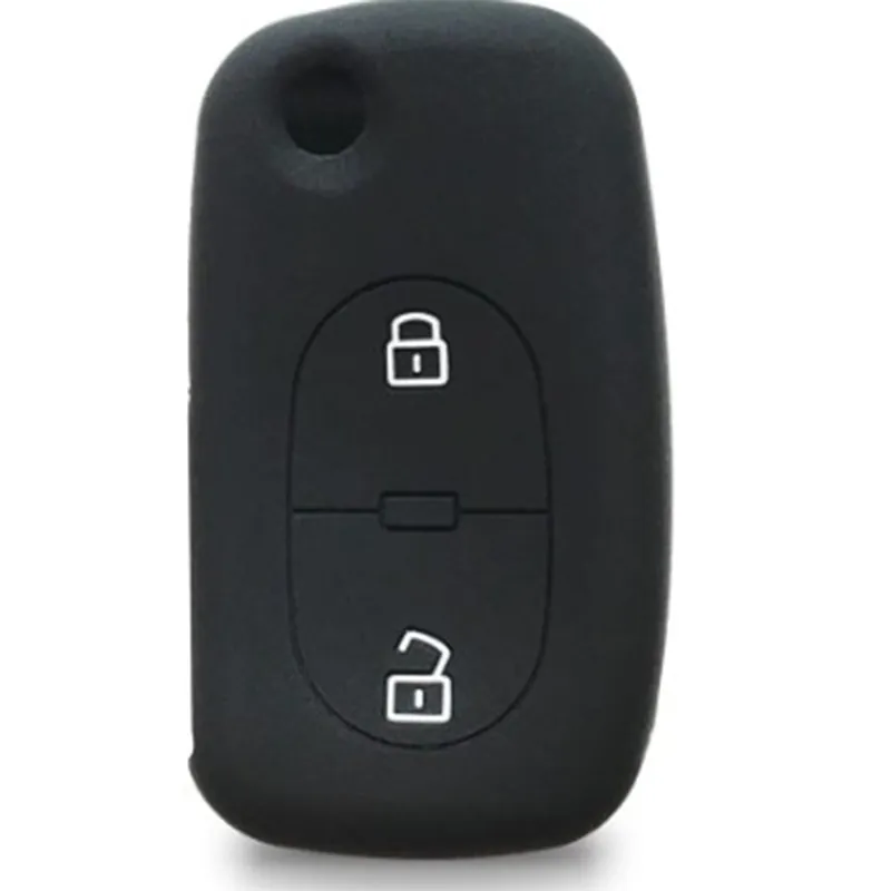 Különleges ajánlat Audi kulcs szilikon tok 2 gombos - Fekete