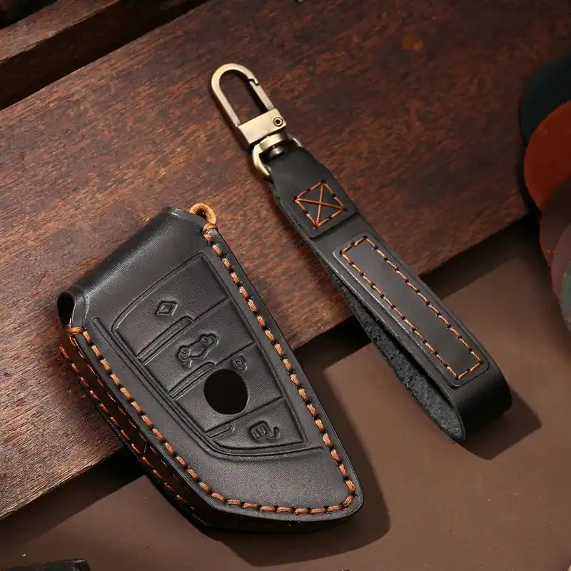 BMW bicskakulcs bőr tok 4 gombos Legjobb ár