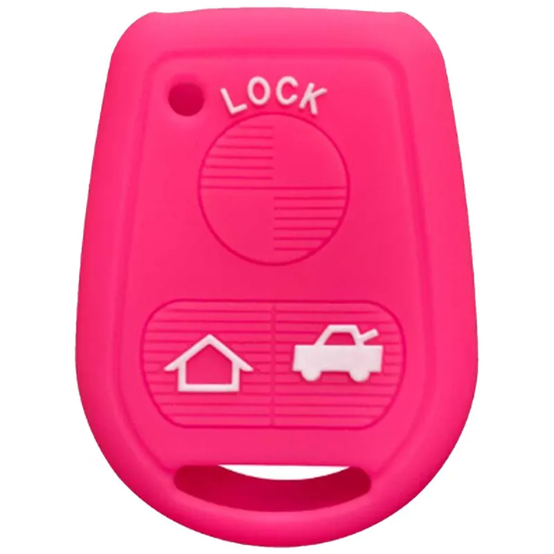 Kihagyhatatlan ajánlat BMW kulcs szilikon tok 3 gombos Pink