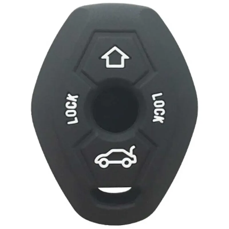 Biztonságos vásárlás BMW kulcs szilikon tok 4 gombos Fekete