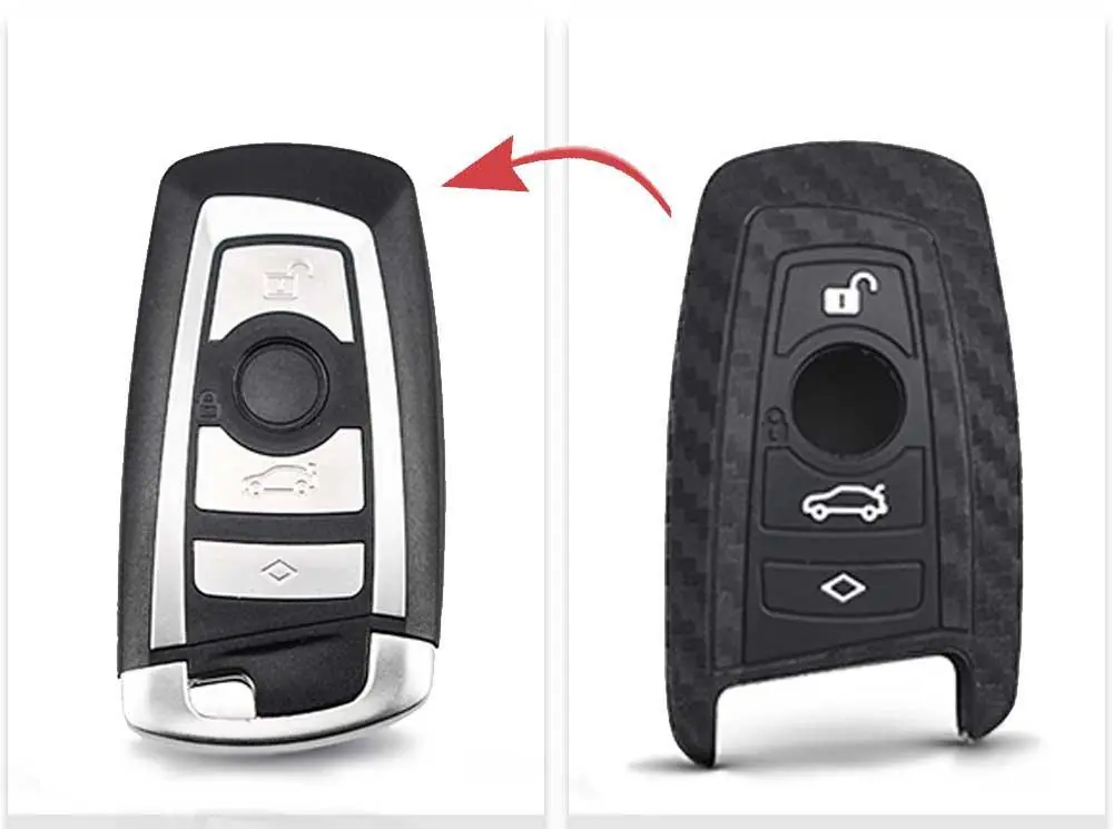 BMW szilikon tok 4 gombos CARBON Expressz kézbesítés