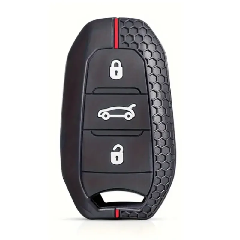 Prémium Citroen 3 gombos szilikon tok Fekete