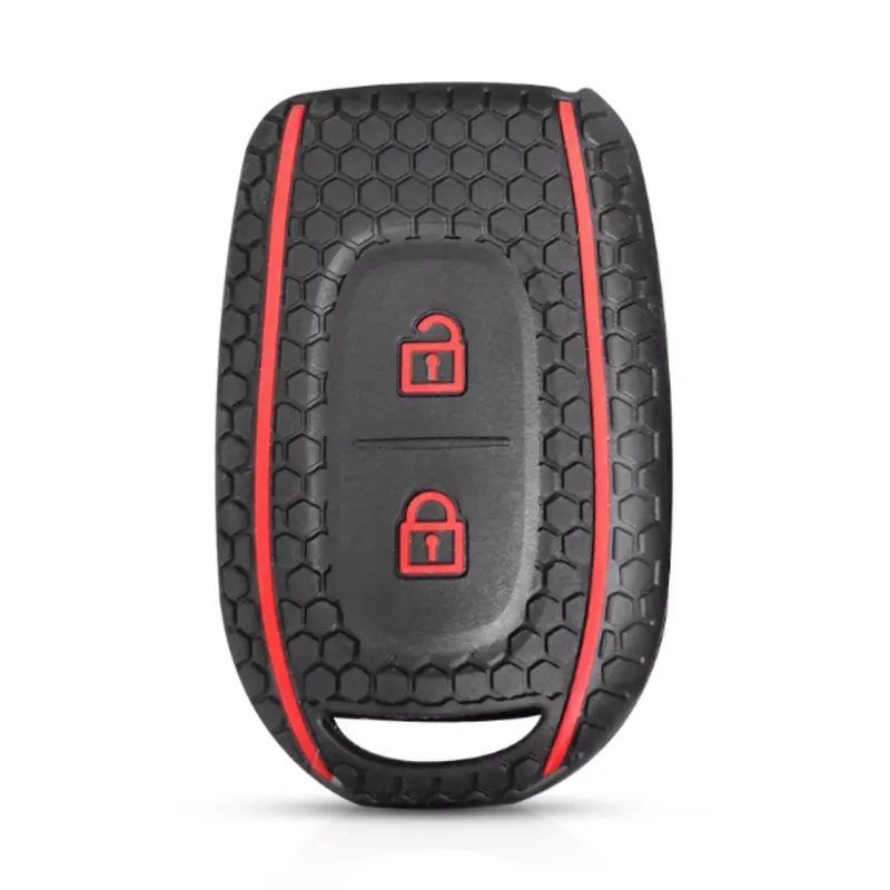 Rendeld meg most Dacia 2 gombos szilikon tok Fekete-Piros