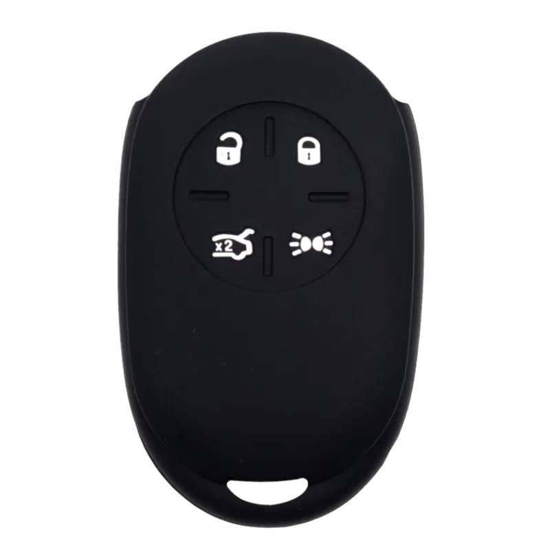 Expressz kézbesítés Fiat 4 gombos szilikon tok Fekete