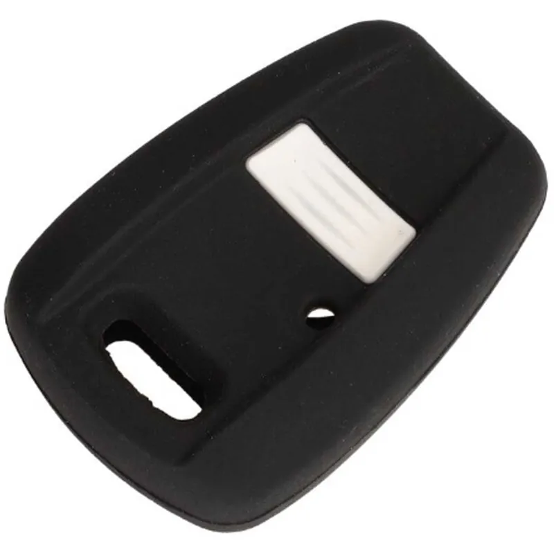 Fiat kulcs szilikon tok 1 gombos Fekete/fehér Szuper akció