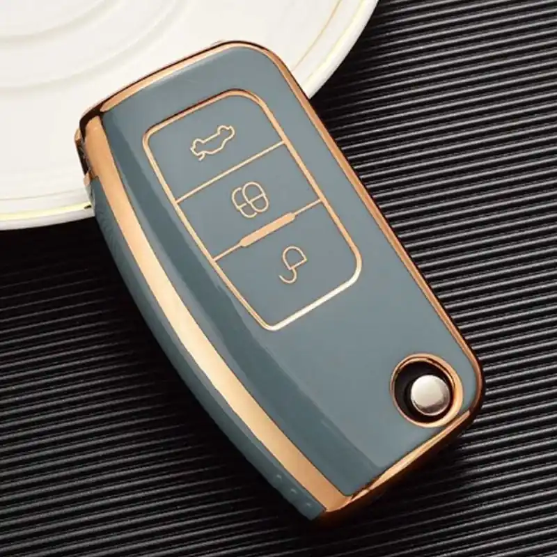 Ford kulcs TPU tok 3 gombos - Szürke Akció