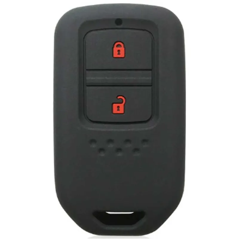 Akciós ár Honda kulcs szilikon tok 2 gombos fekete-piros