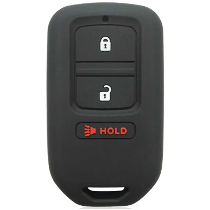 Honda kulcs szilikon tok 3 gombos fekete Olcsó