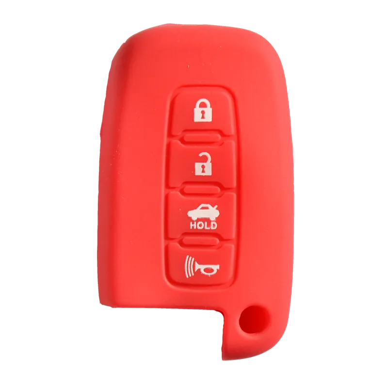 Kia piros szilikon tok -4 gombos Akció