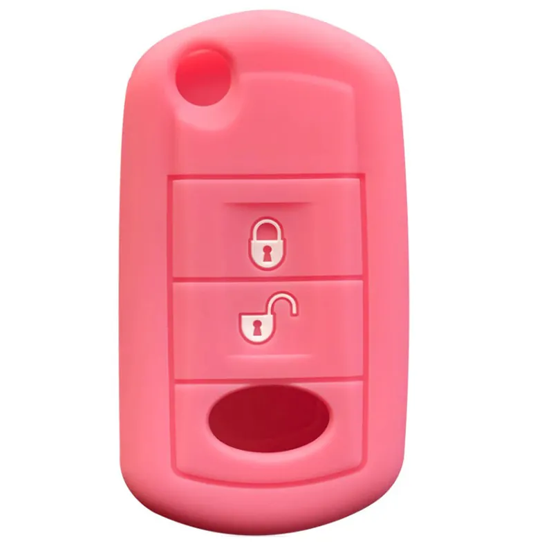 Land Rover kulcs szilikon tok 2 gombos - Pink Újdonság