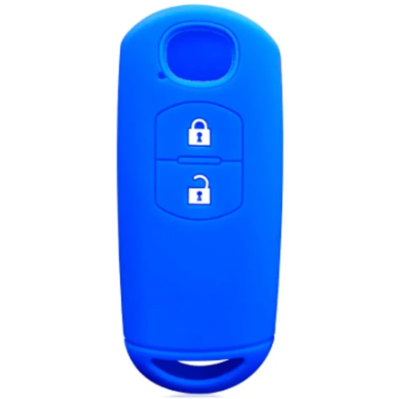 Árengedmény Mazda kulcs szilikon tok 2 gombos kék