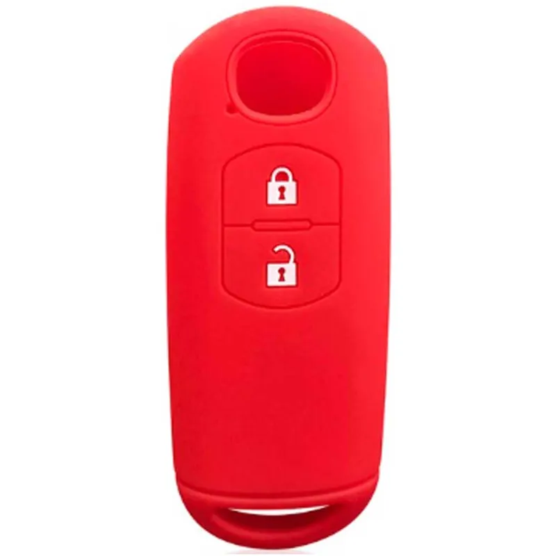 Legnépszerűbb Mazda kulcs szilikon tok 2 gombos piros