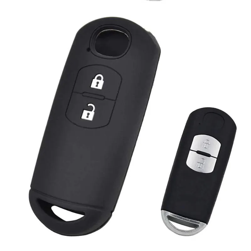 Mazda szilikon tok, fekete 2 gombos Újdonság