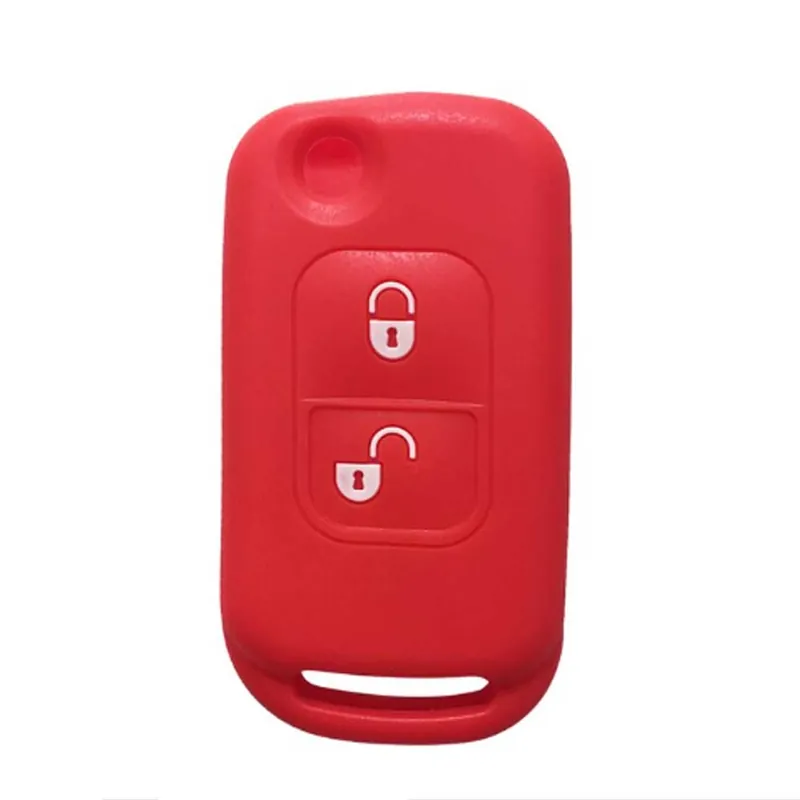 Vedd meg most Mercedes 2 gombos szilikon tok - Piros